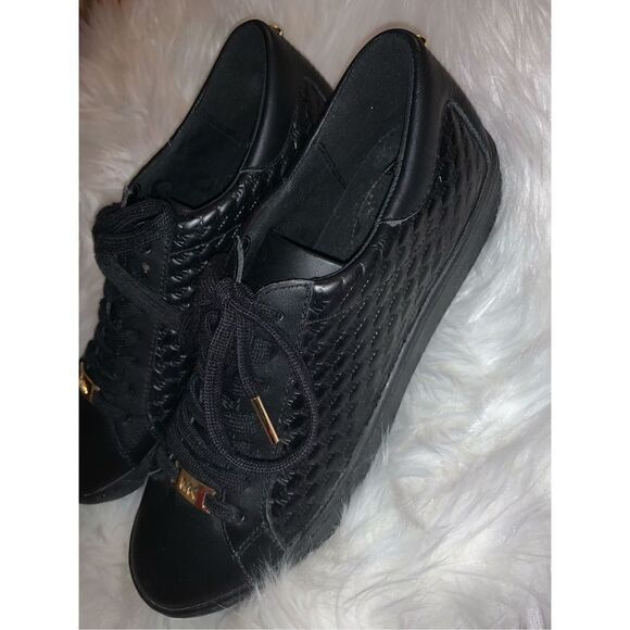 Michael Kors black sneakers size 8.5 m - Picture 2 of 5